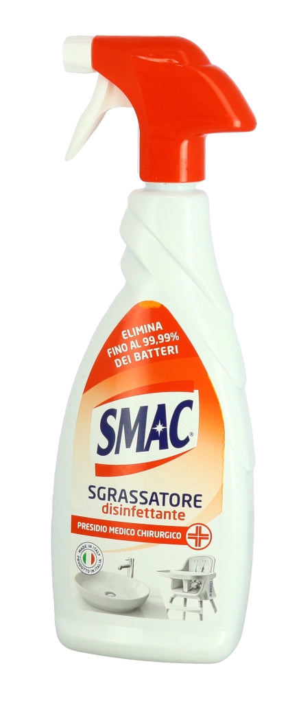 SMAC MAXI PACCO 12 PZ SPRAY SGRASSATORE 650 ML DISINFETTANTE CON CANDEGGINA