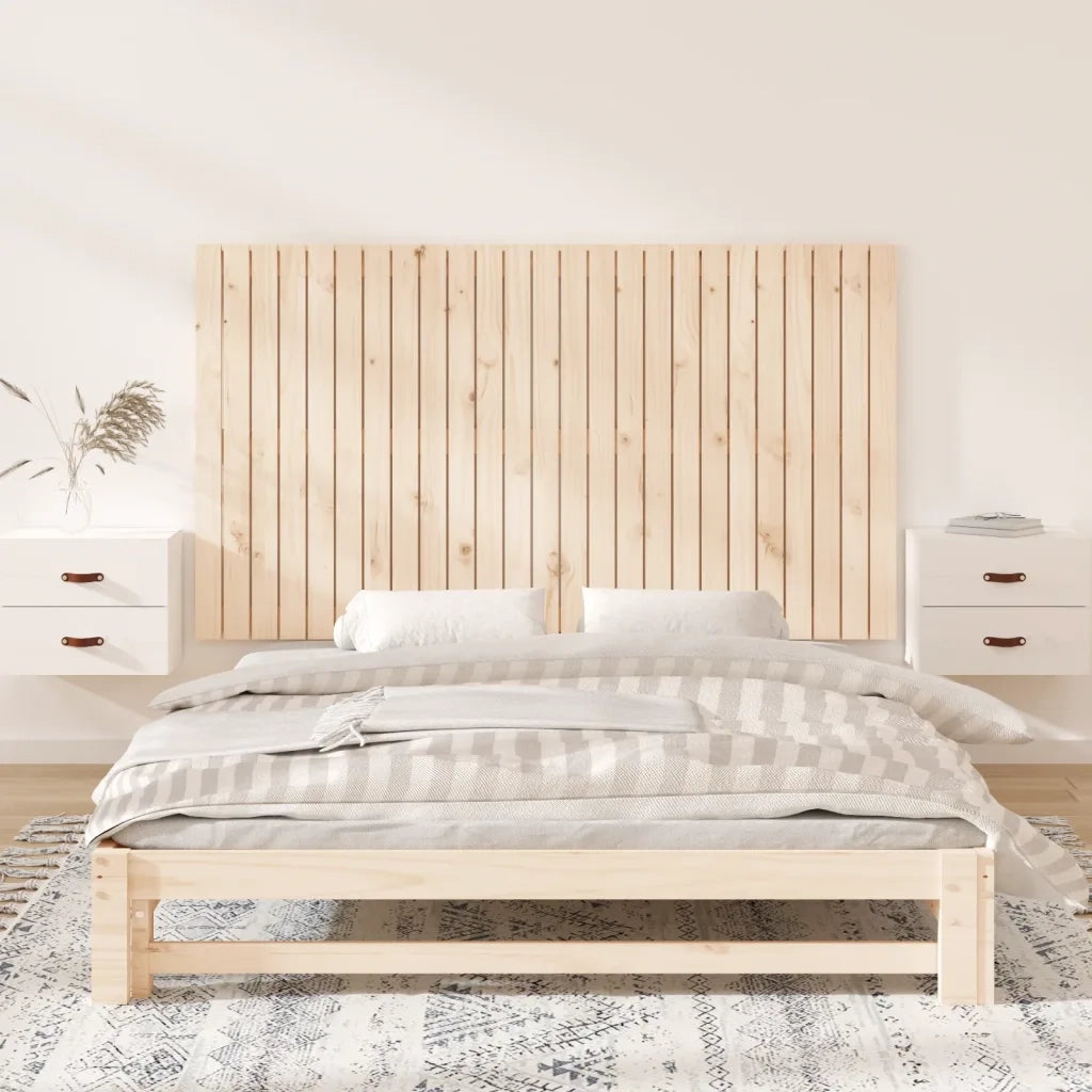 Testiera | Testata da Parete 159,5x3x90 cm in Legno Massello di Pino