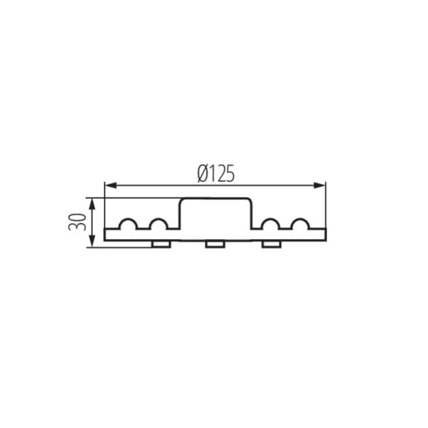 Inserto plafoniera LED Kanlux 12W 4000K 1200lm cavo