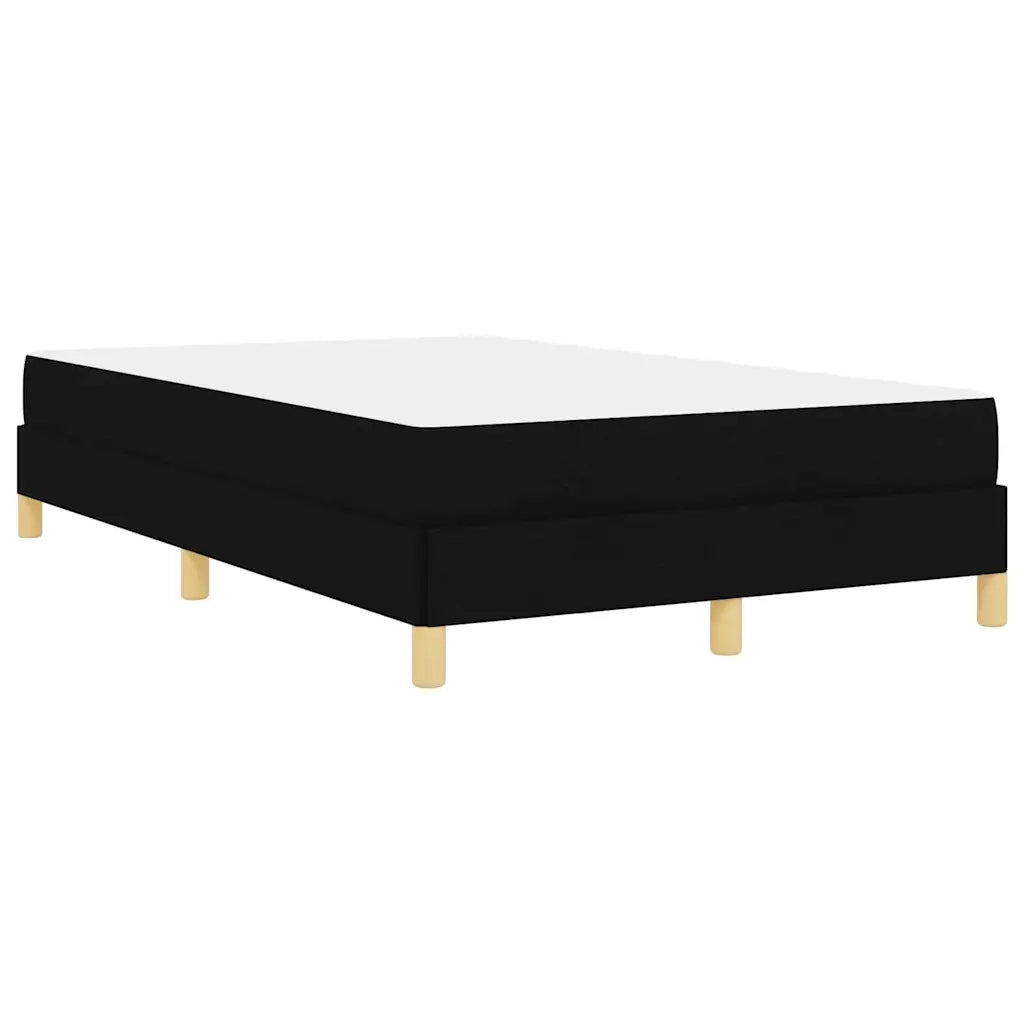Letto a molle con materasso Nero 120 x 190 cm Tessuto 3398551