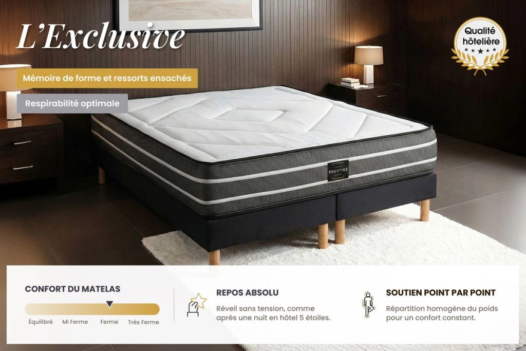 Materasso e base 90x200 cm - Esclusivo