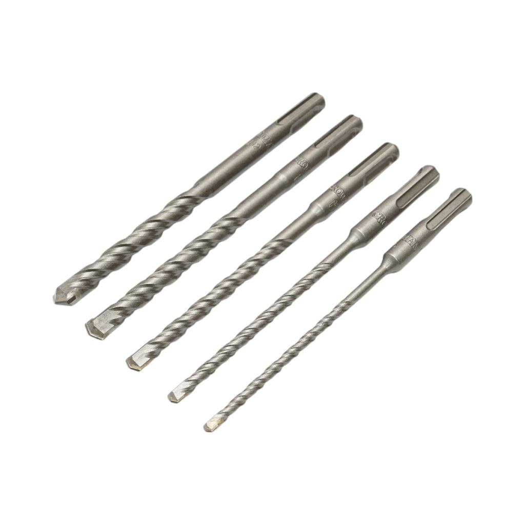 Set di punte da trapano SDS Crownman da 5 pezzi per calcestruzzo, muratura, mattoni