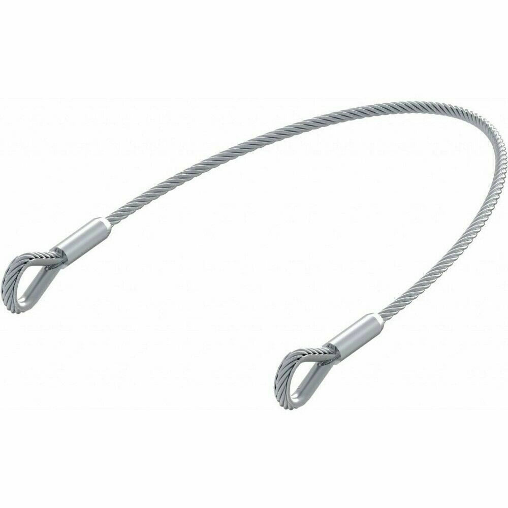 FUNE ANTI CADUTA ACCIAIO INOX 700 MM VDS 700 AC02-200 PLASTIFICATO VDS