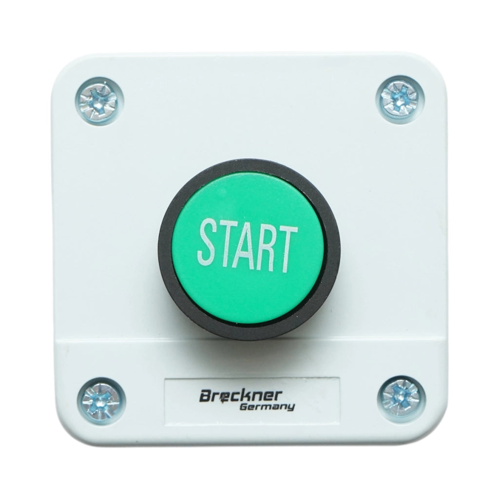 Alloggiamento del pulsante di controllo START verde, ritorno 1NO Breckner Germany