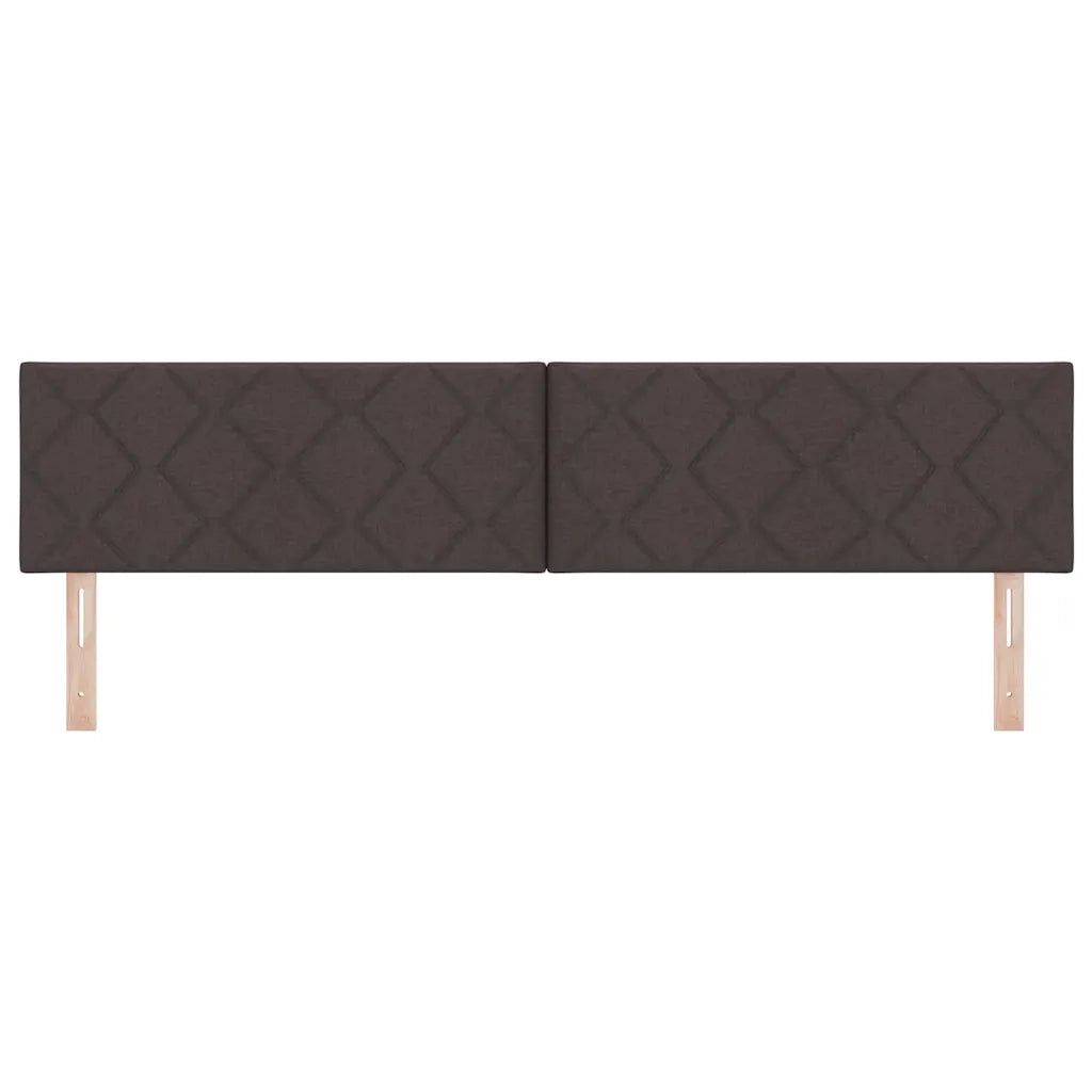 Testiera | Testata LED Marrone 200 cm Tessuto