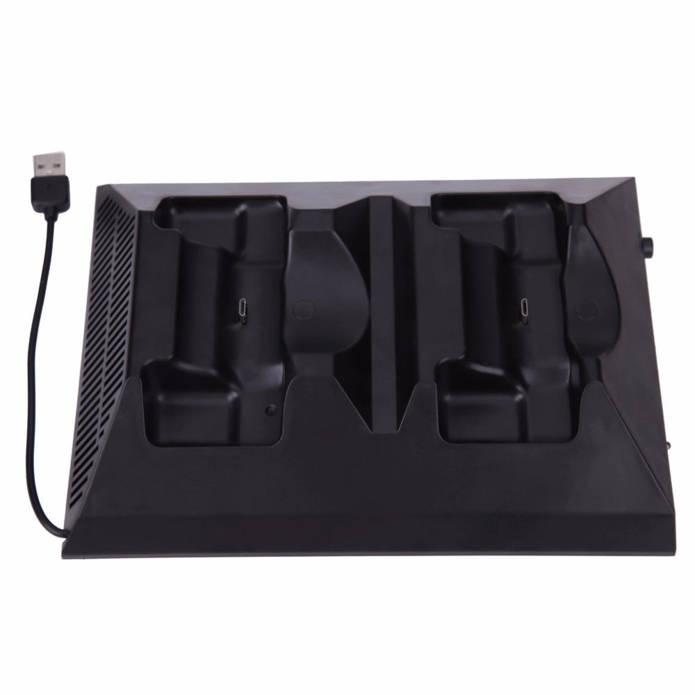 Trade Shop - Base Doppia Ricarica Joystick Con Ventola Per Ps4 Console Controller Joypad Usb -