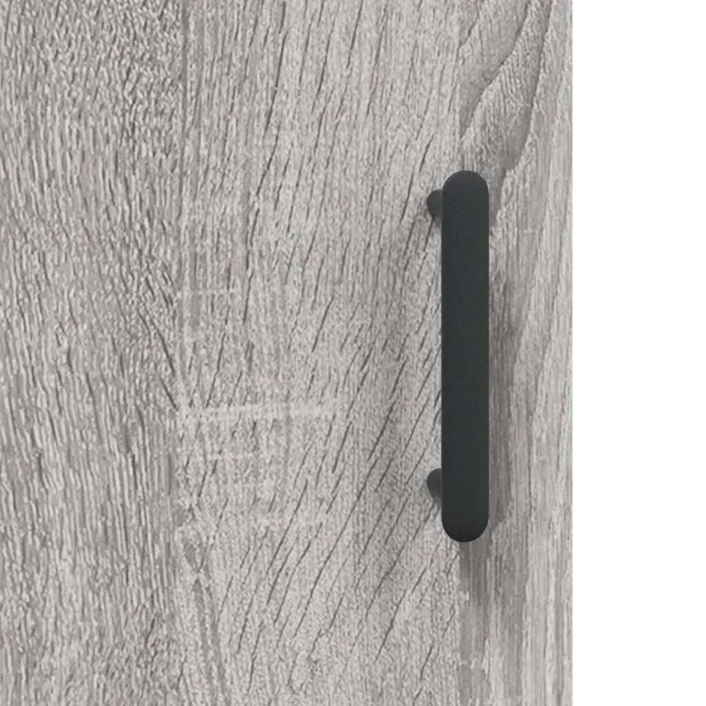 Credenza | Madia | Buffet da pranzo | Armadio da pranzo Grigio Sonoma 34,5x34x180 cm in Legno Multistrato