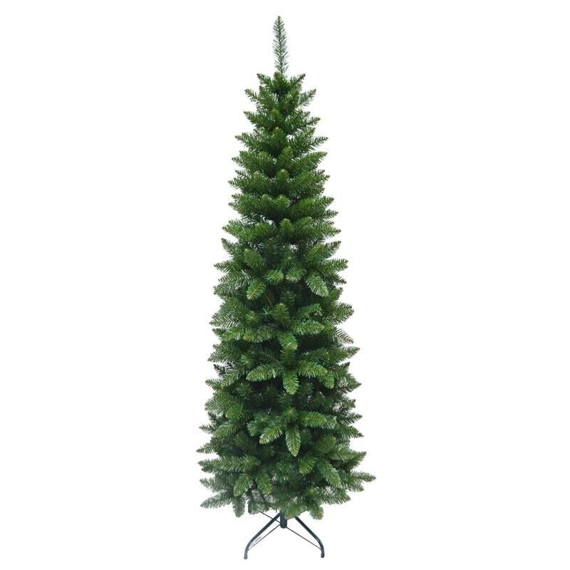 MAURY'S ALBERO DI NATALE EXTRA SLIM 150 CM VERDE CON 317 RAMI