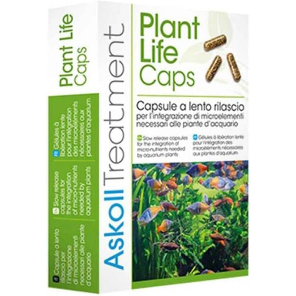 Askoll Plant Life Caps 10cpr - compresse fertilizzanti da fondo
