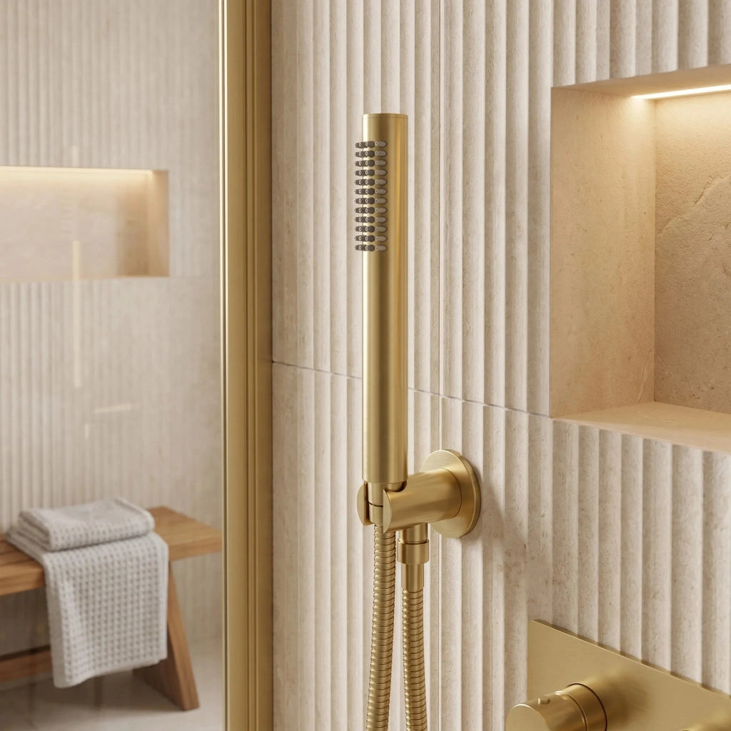 Doccia A Mano Rea Js-018 Brush Gold