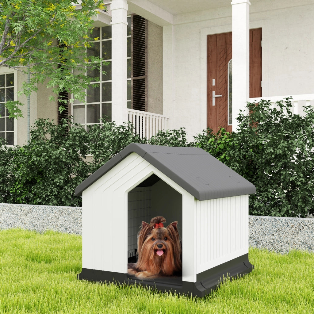 Casetta per Cani ¨C Minimal ¨C Grigio Plastica 62x61x60 cm