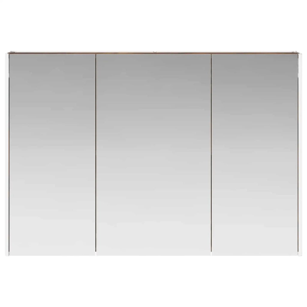 Mobiletto per specchio da bagno Rovere fumé 889275