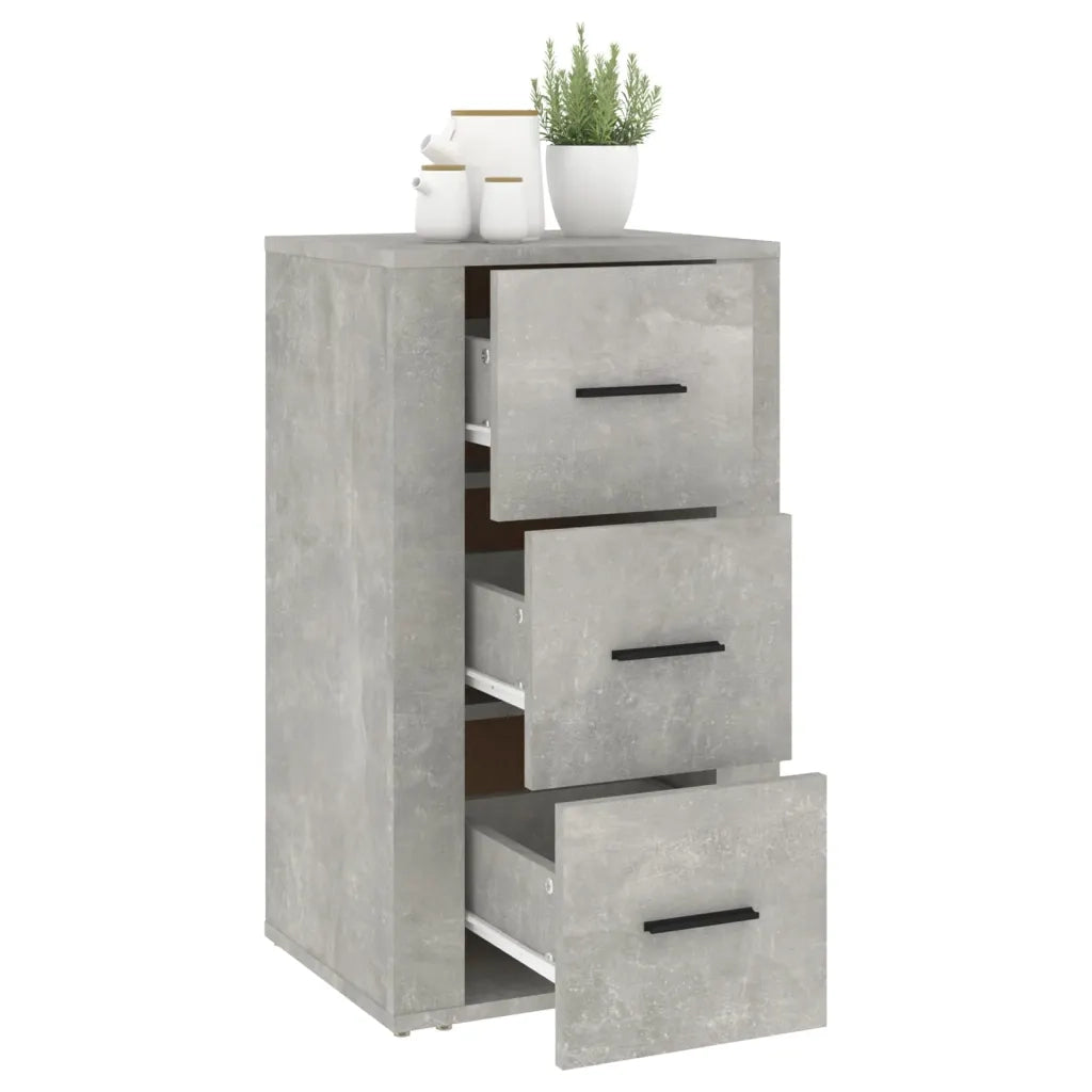 Credenza | Madia | Buffet da pranzo | Armadio da pranzo Grigio Cemento 40x33x70 cm in Legno Multistrato