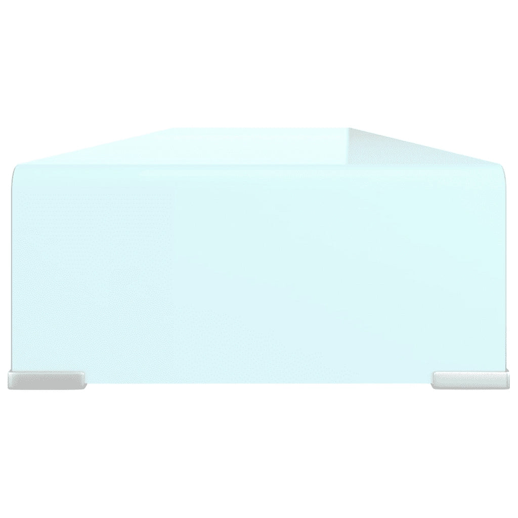 Supporto TV / Rialzo Monitor in Vetro Verde 110x30x13 cm 244148