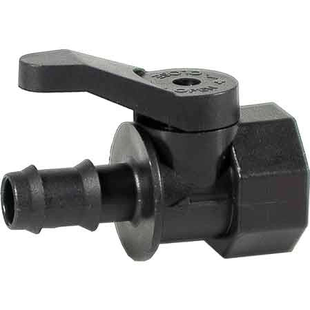 MINI VALVOLA A SFERA FEMMINA/PORTAGOMMA 'SFP' Ø 16x3/4 mm - 50 pezzi- IRRITEC