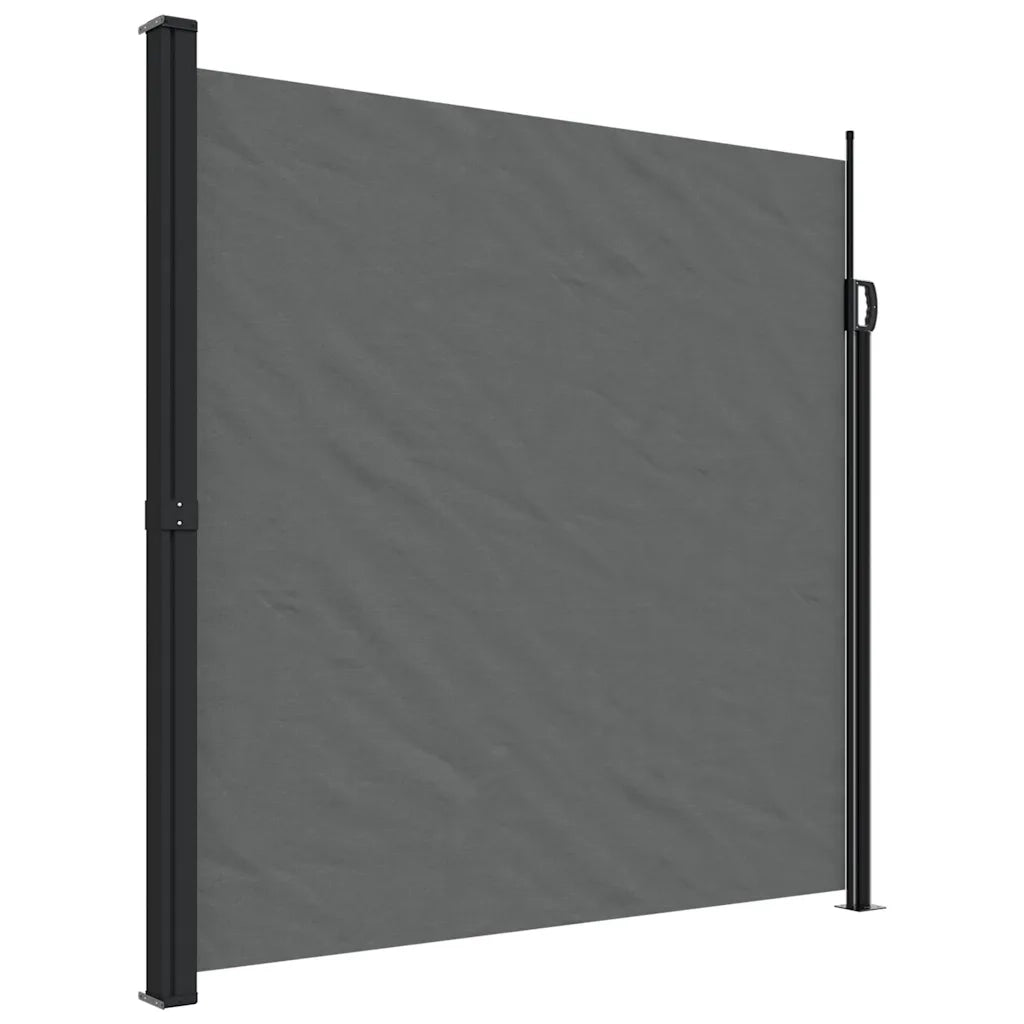 Tenda da Sole | Tenda parasole Laterale Retrattile Antracite 200x600 cm