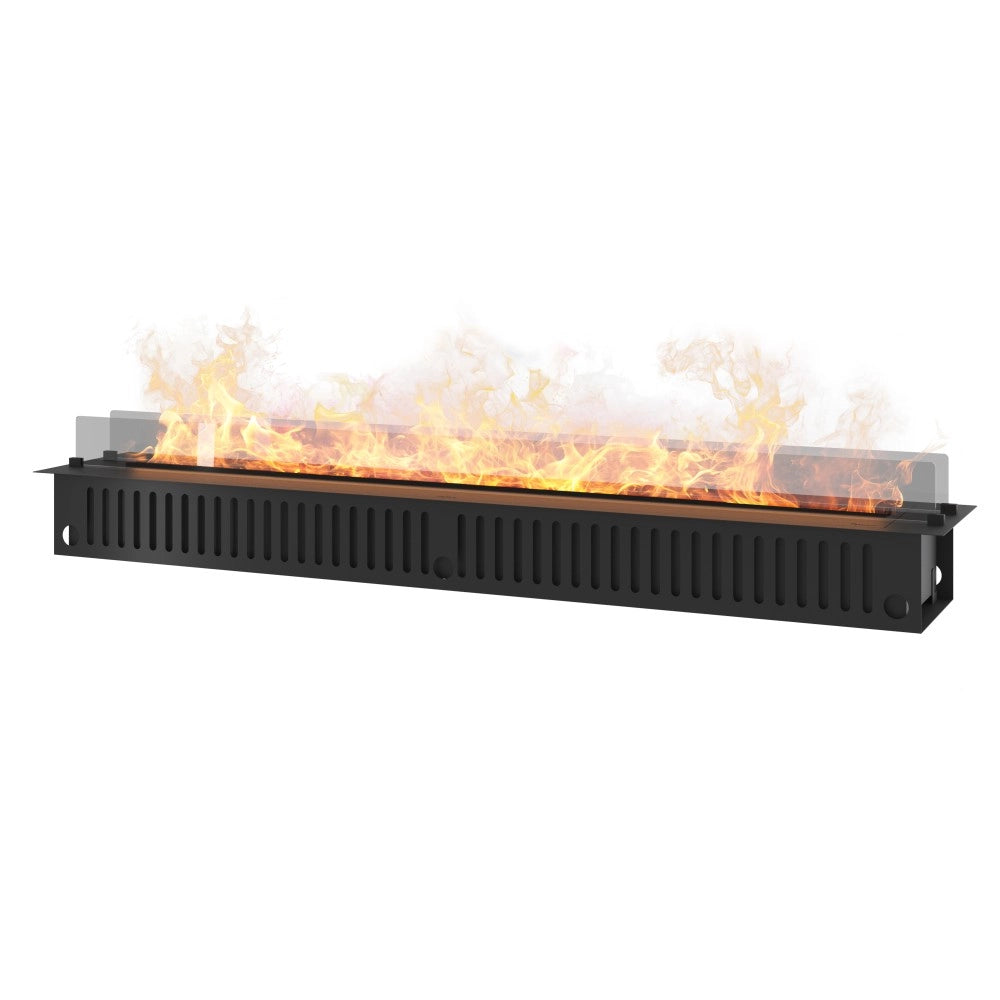 Caminetto a Vapore Acqueo da Incasso Invapo Insert 2200 - Fiamma Multicolore, Effetto 3D e Controllo App, Serbatoio 4.8l - 220cm
