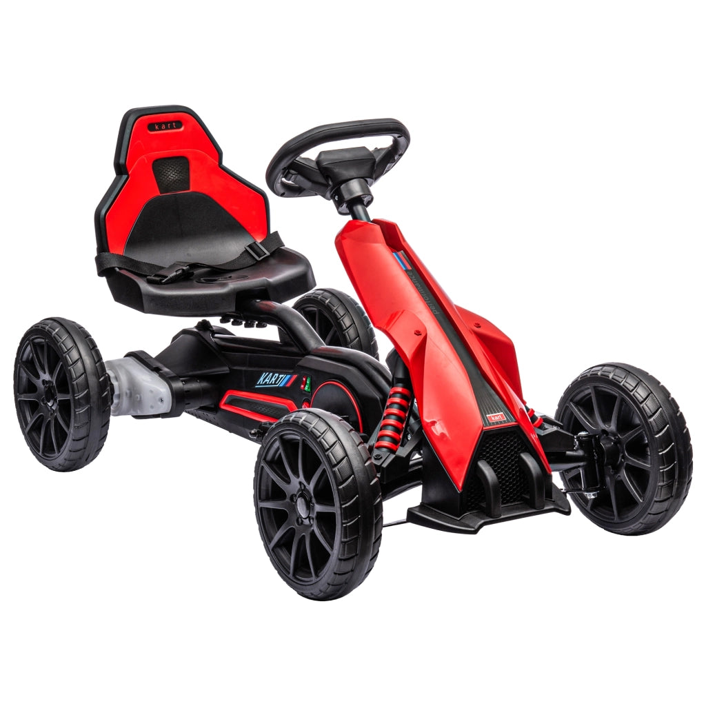 Auto Elettrica per Bambini ¨C zephmum ¨C Rosso 100x58x58,5cm