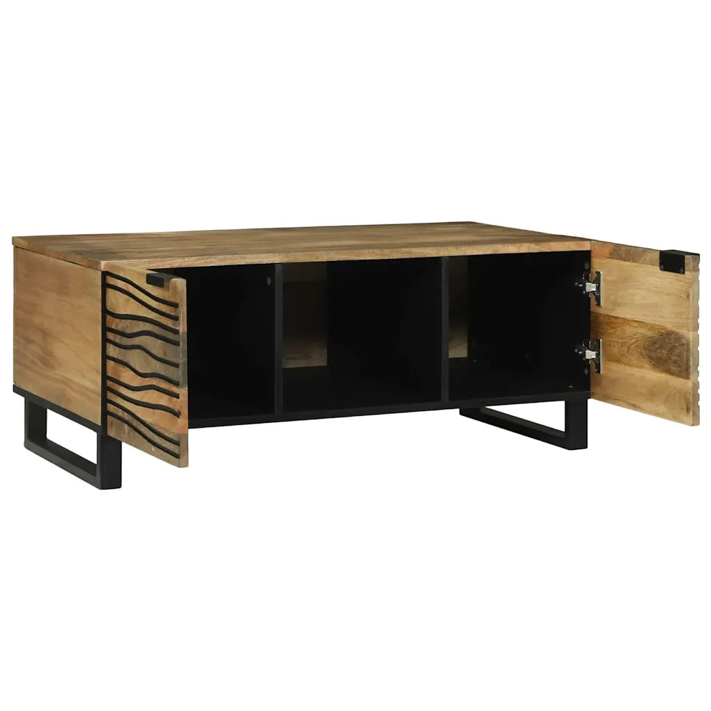 Tavolino da salotto Marrone e Nero 100 x 54 x 40 cm 4017948
