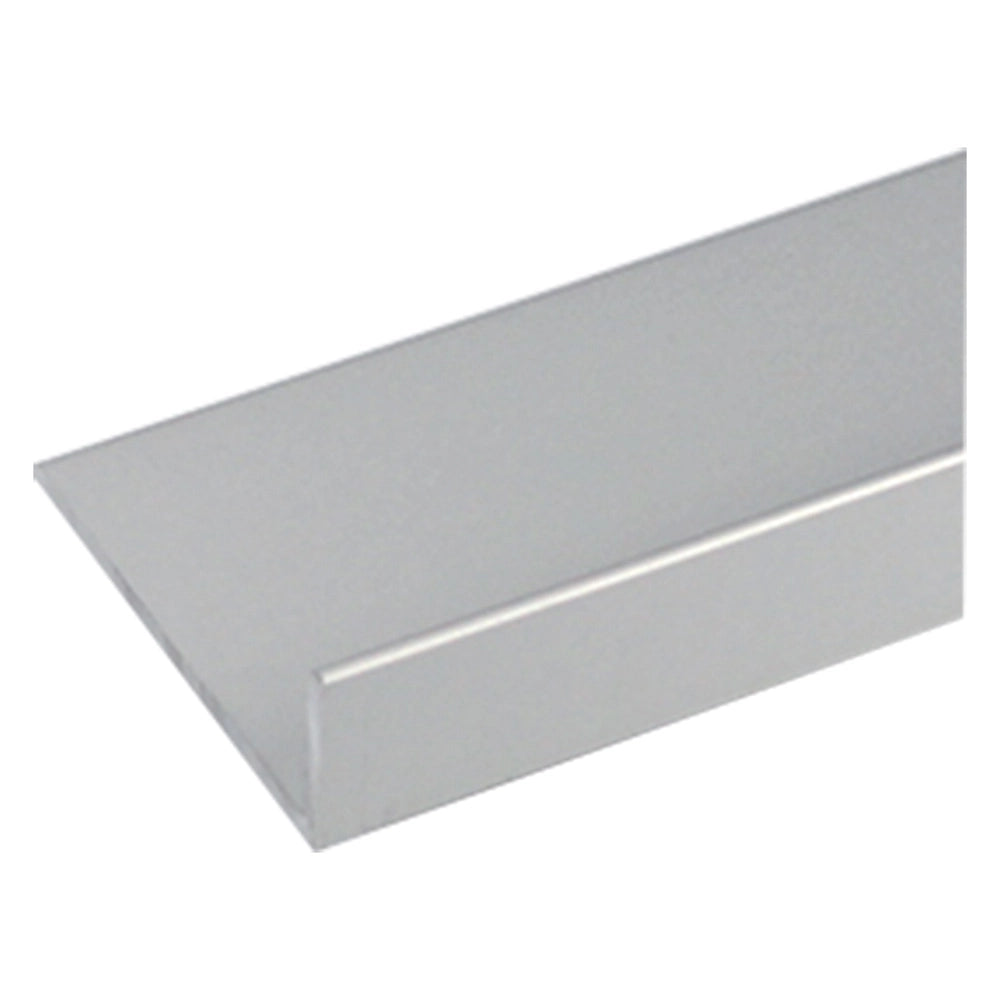10pz profilo per fai da te angolare tipo 'l' mm 15 x 10 x 1 - mt 1 colore argent cod:ferx.1030740nlm
