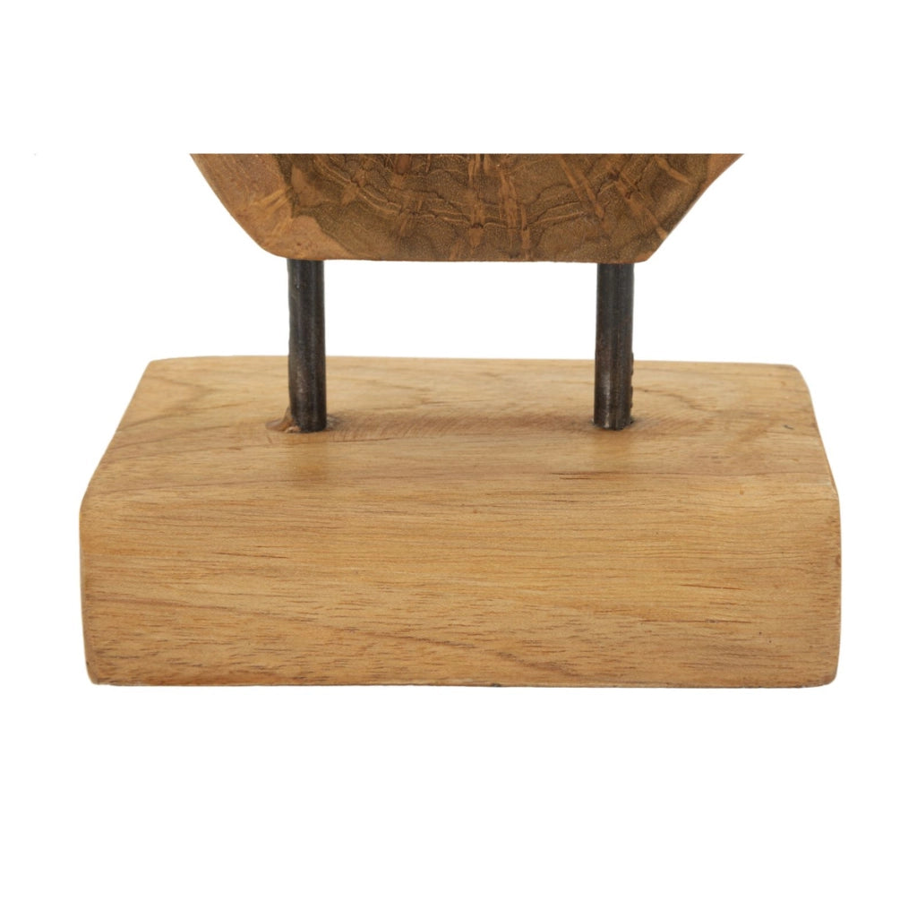 Scultura Radice 6, Marrone, Legno, 18x10x27 cm
