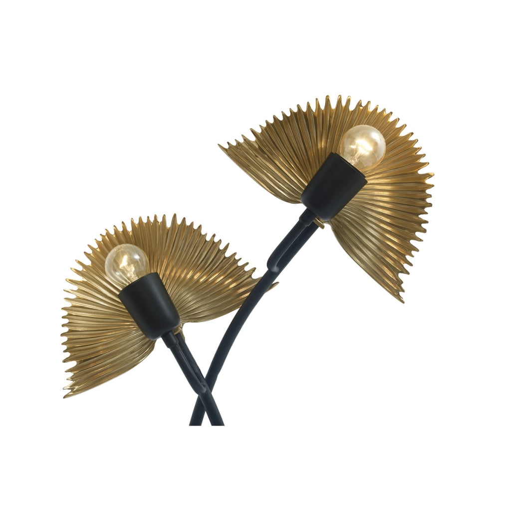 Lampada da tavolo Sue 100 in alluminio oro e nero