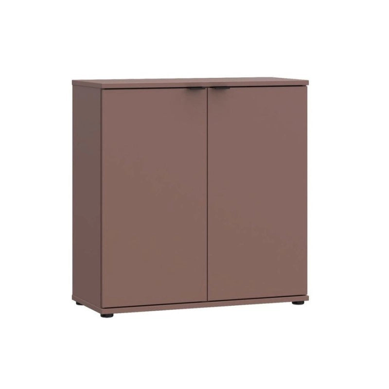 Mobile multiuso Segno con due ante L 80 cm. colore terracotta