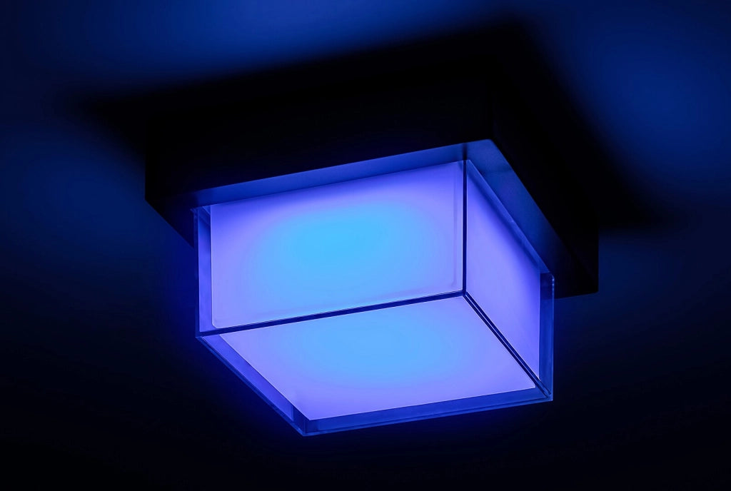 Applique esterna LED 10W CCT/RGB IP54 nera Rabalux