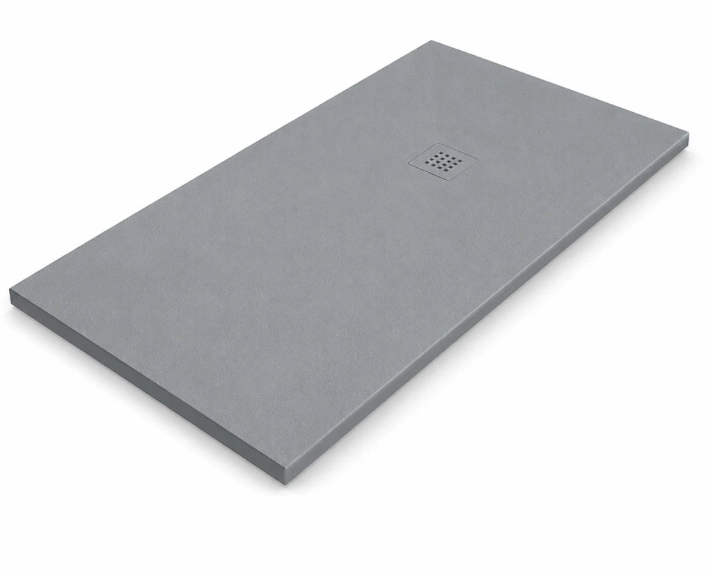 Piatto doccia ARDESIA 75x120 cm Cemento griglia Cemento