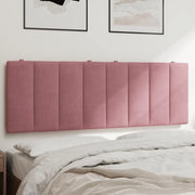 Cuscino Testiera Hanko Rosa 140 cm in Velluto 374674