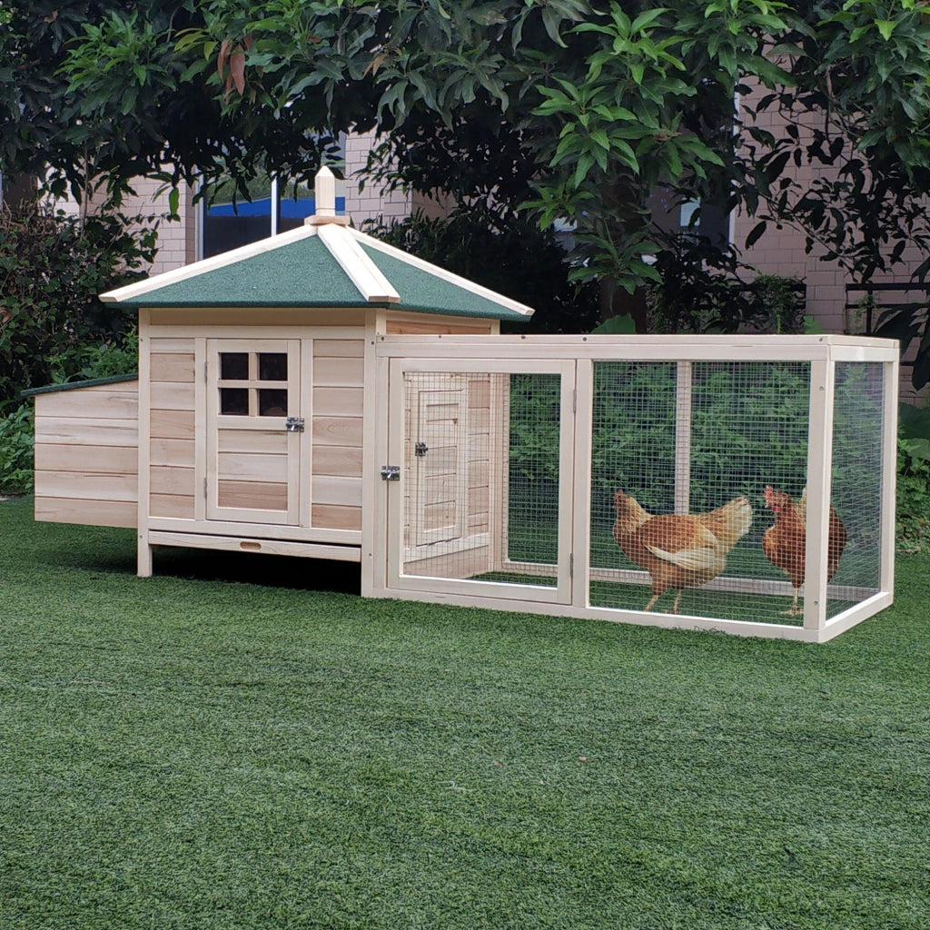 Pollaio da Giardino in Legno ¨C Minimal ¨C 196x76x97cm