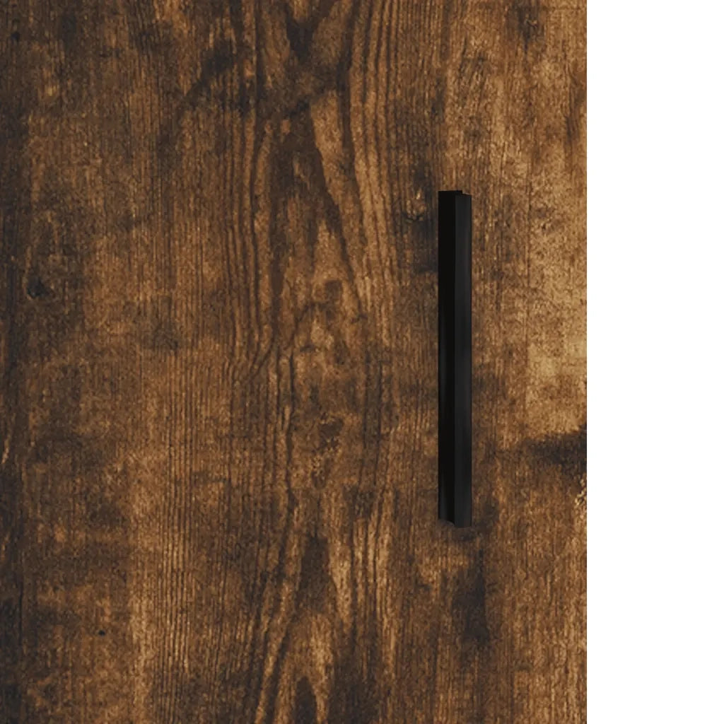 Credenza-Buffet-Armadio da cucina Rovere Fumo 34,5x34x180 cm in Legno Multistrato 207430