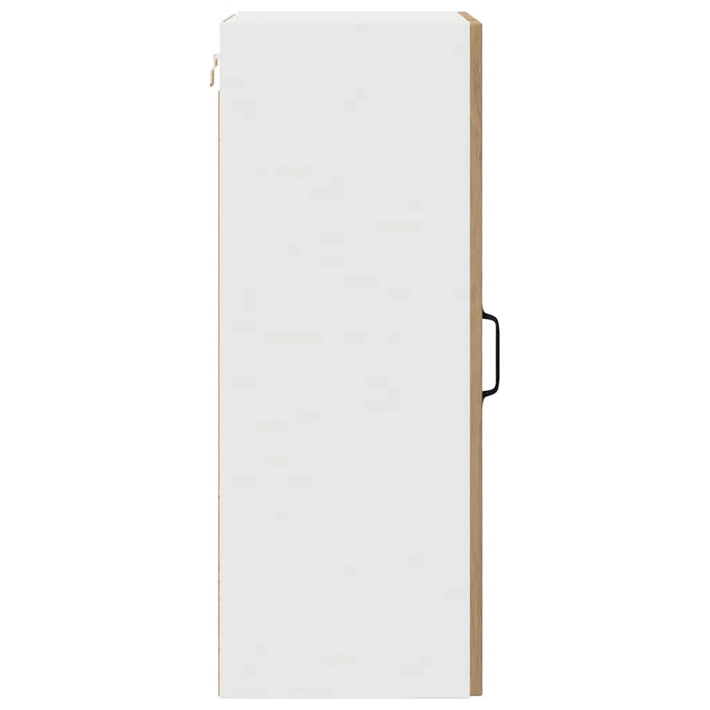 Mobile da cucina rettangolare moderno con ampio spazio contenitivo 40 x 31 x 80 cm realizzato in legno di rovere composito finitura artigianale 02_0053712