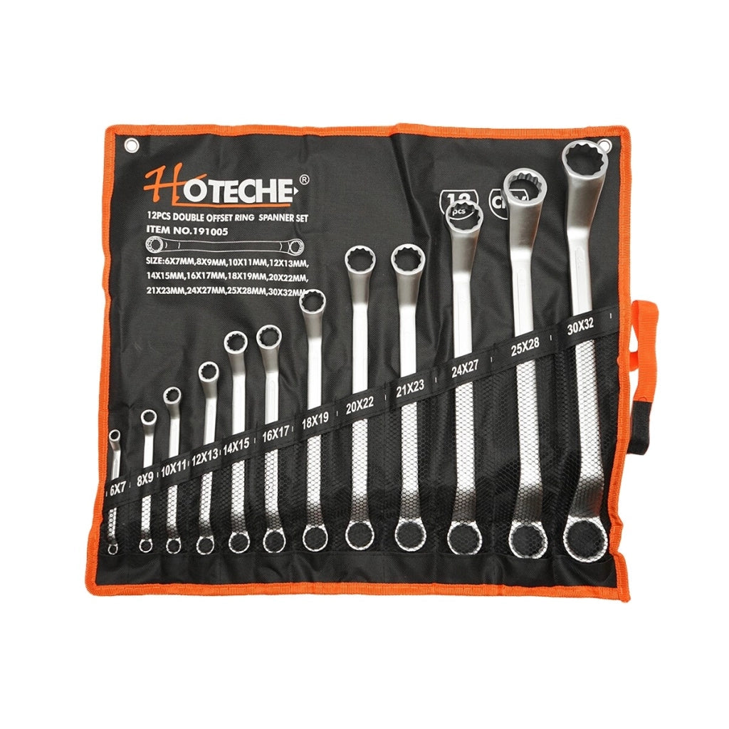 Set chiavi ad anello 12 pezzi 6-32mm Hoteche