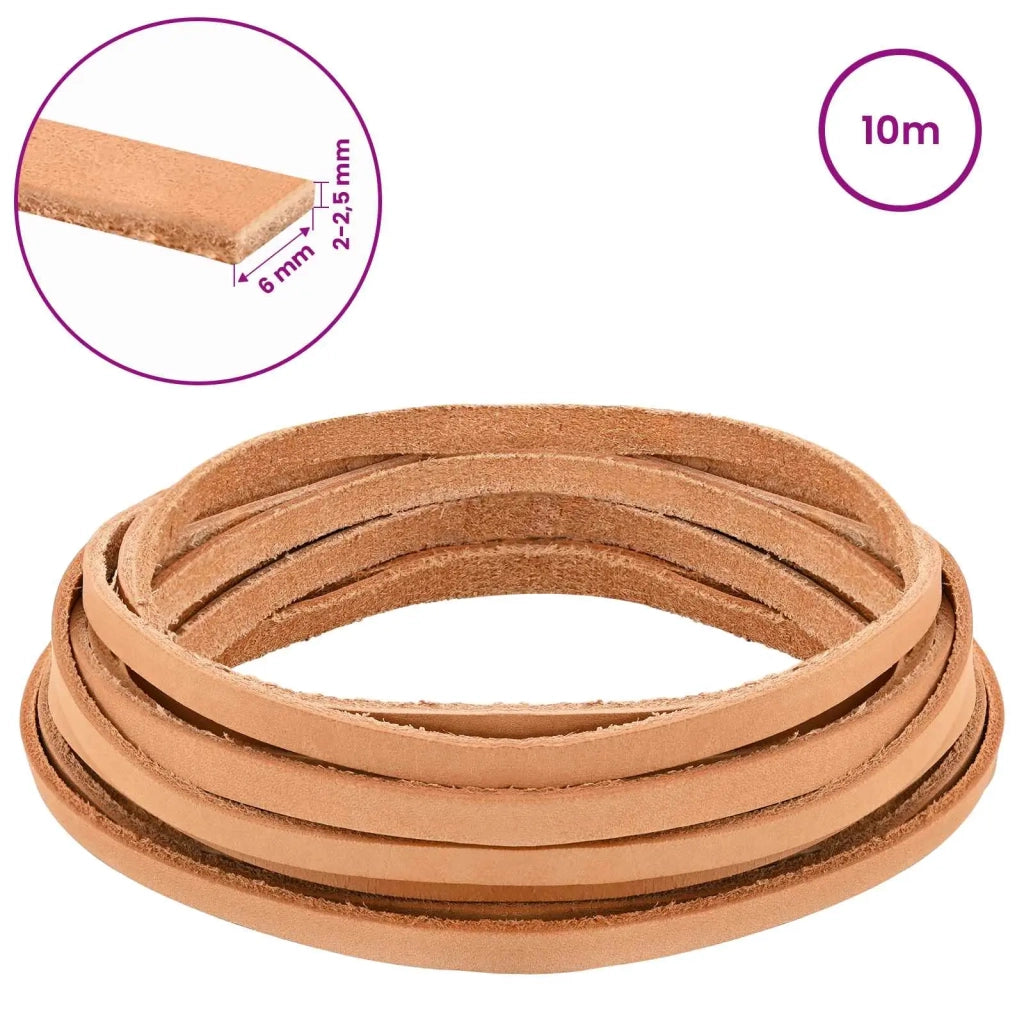 Cinturino in pelle Marrone Chiaro 1000 x 0,6 cm Pelle 42034246