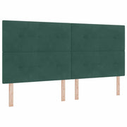 Testiera | Testata Verde Scuro 200 cm Velluto