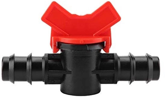 Regolatore di flusso d'acqua 3/4 pollici - Connettore in plastica - Connettore di tubo - Regolazione dell'acqua - Idraulico - Facile da montare - Valvola di regolazione dell'acqua