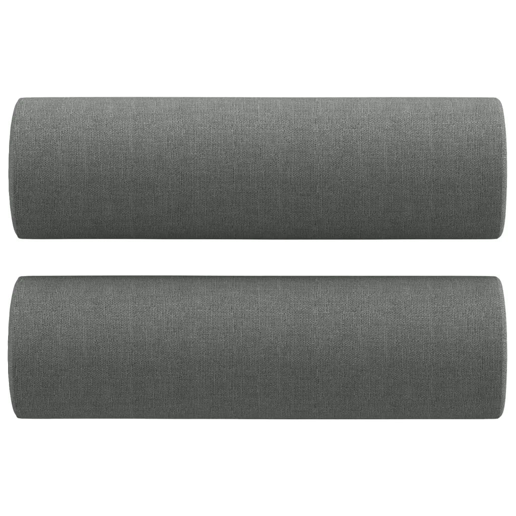 Divano a 2 Posti con Cuscini-Sofa 2 Posti con Cuscini Grigio Scuro 140 cm in Tessuto 821975