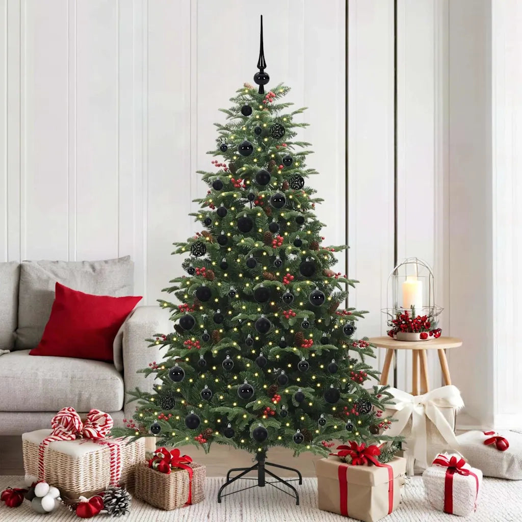 Albero di Natale artificiale con 300 LED Verde 180 cm 3395551