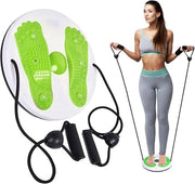 Disc Board con corda per equilibrio e torsione per esercizi per glutei e vita
