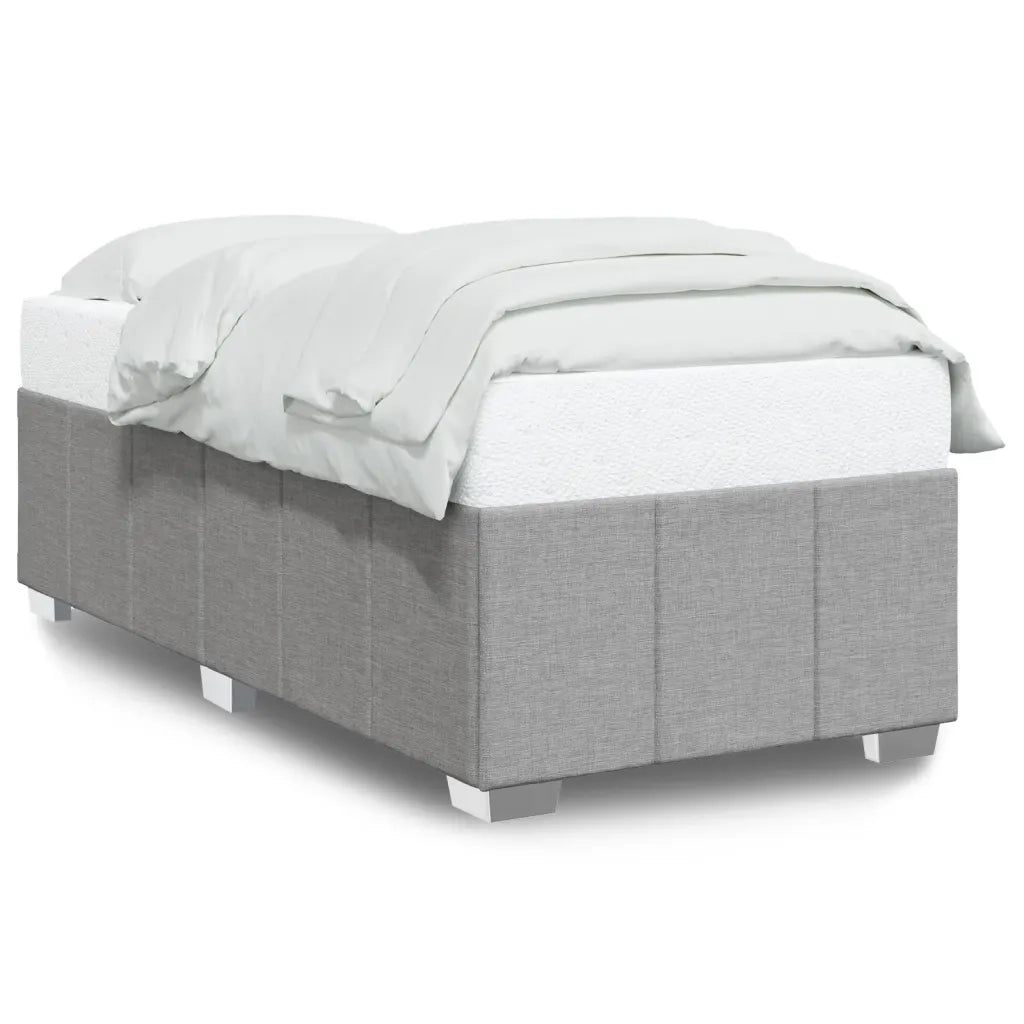 Giroletto senza Materasso Grigio Chiaro 90x190 cm Tessuto 3284797