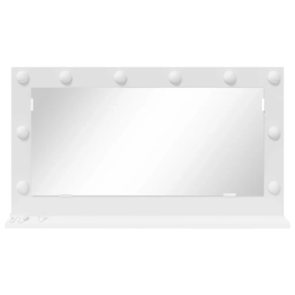 Specchio da Vanit¨¤ Rettangolare Bianco 80 x 45 x 18 cm
