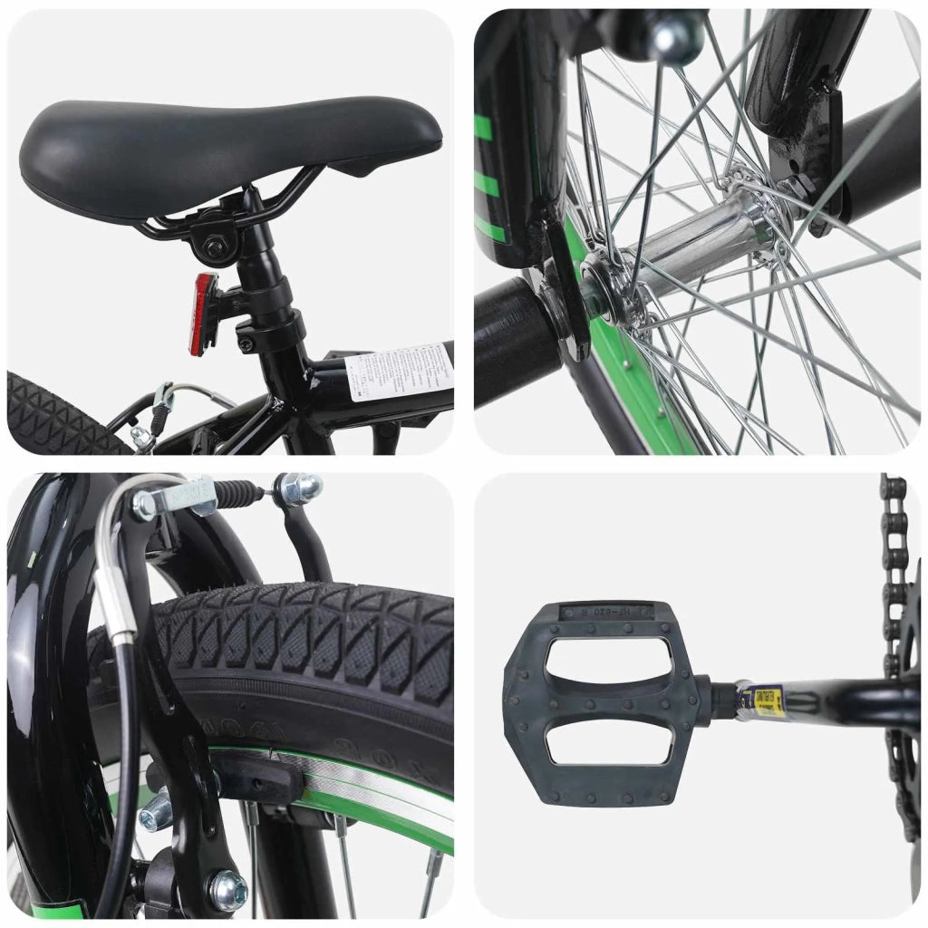 BMX 20 Pollici per oltre 9 anni Nero