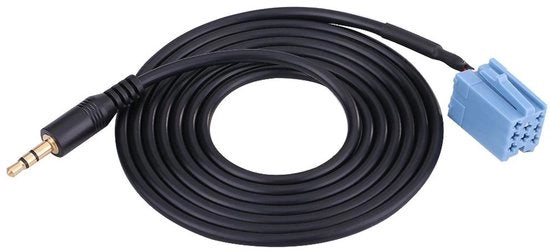 Adattatore 35 mm auto AUX ingresso per cavi di collegamento per Audi B5.
