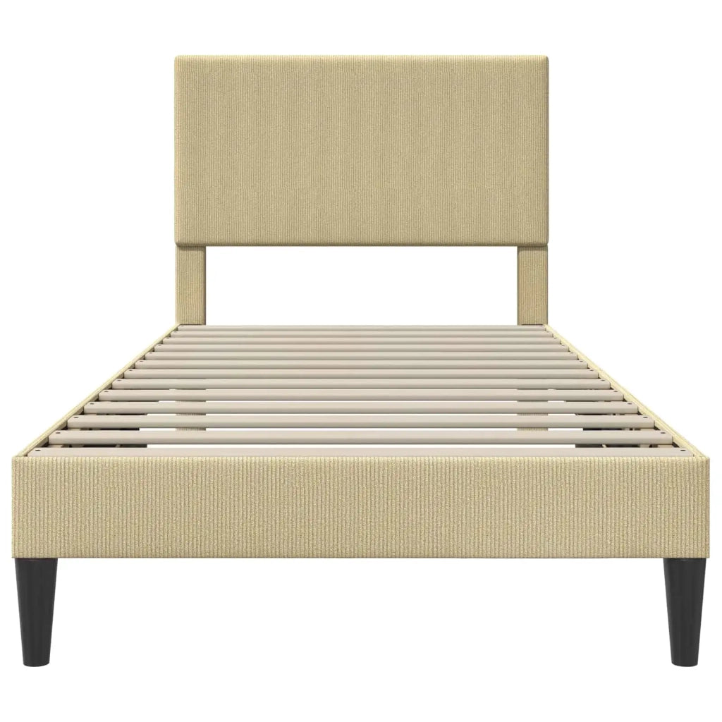 Struttura del letto-Giroletto Grigio Verde Chiaro 90 x 200 cm