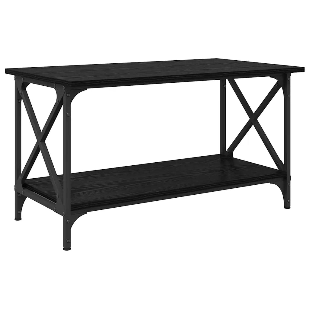 Tavolino da salotto | Tavolino da caff¨¨ | Tavolino da Soggiorno Rovere nero 80 x 45 x 45.5 cm
