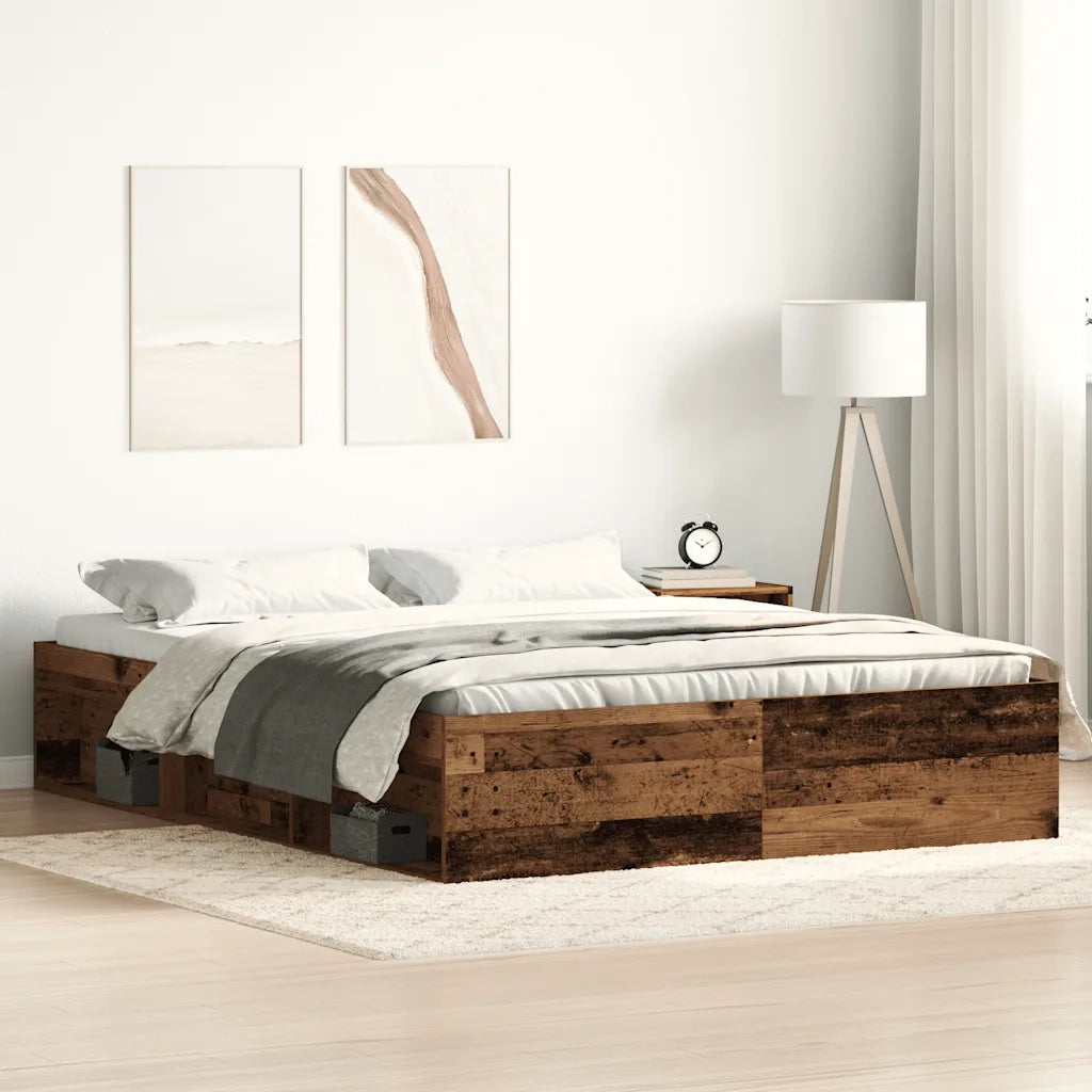 Giroletto senza Materasso Legno Antico 150x200cm in Truciolato 3329312