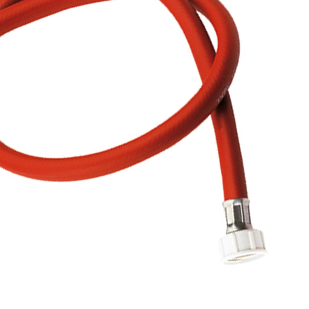 Tubo di carico per lavatrice, colore rosso 500 cm