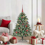 Albero di Natale artificiale con 150 LED Verde 120 cm 3395217