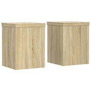 Portavasi mobili per fiori set da 2 legno ingegnerizzato Sonoma marrone 02_0045347